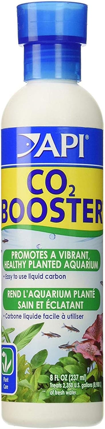 API CO2 Booster 8 fl oz liquid carbon supplement bottle for planted aquariums