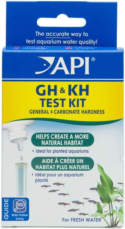 API GH and KH Test Kit for measuring aquarium water hardness