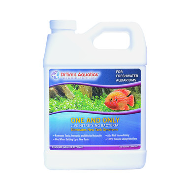 Dr Tim's Aquatics One and Only freshwater nitrifying bacteria bottle for cycling aquariums