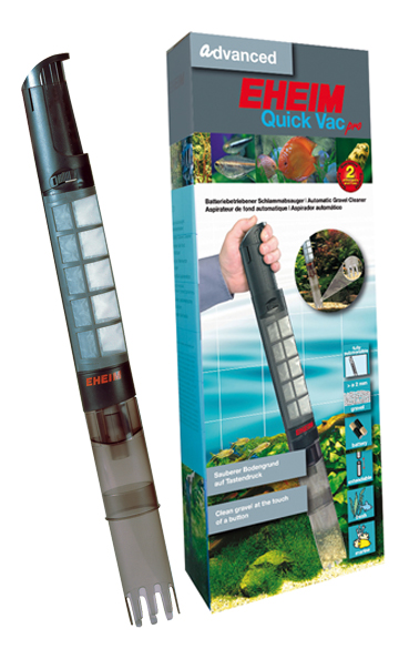 Eheim Quick Vac Pro battery-powered aquarium gravel cleaner and sludge extractor