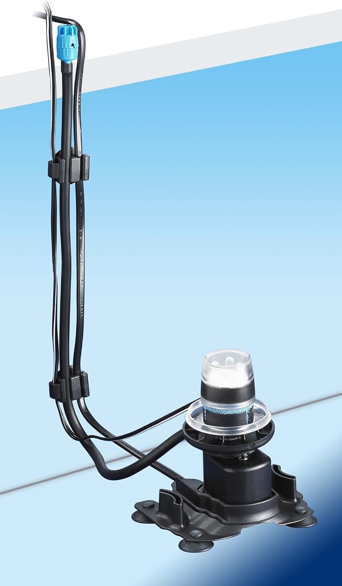 Hydor Ario 2 submersible venturi aquarium aerator with LED-lit bubble column