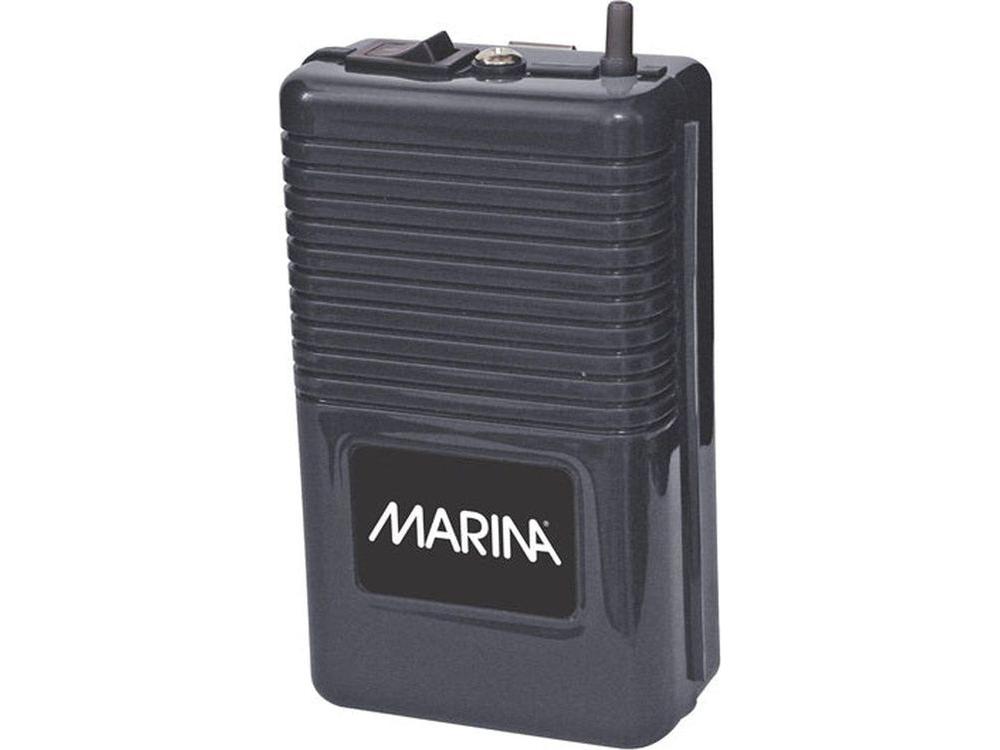 Marina battery-operated aquarium air pump for power outages and transport