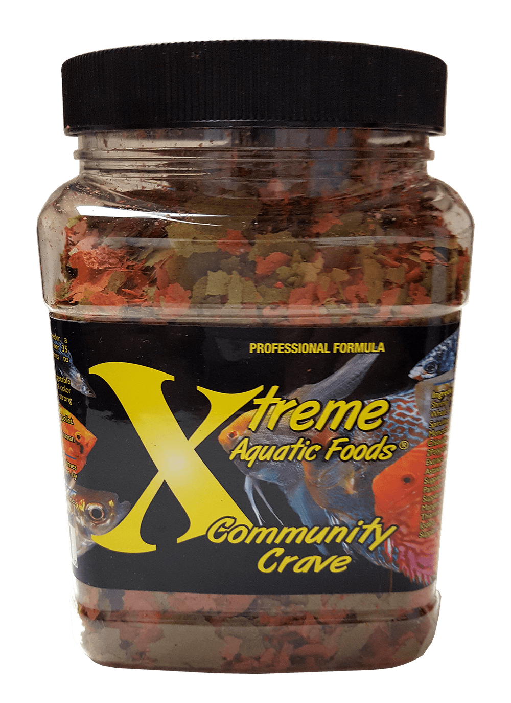 Xtreme Community Crave krill and spirulina fish food flake pouch